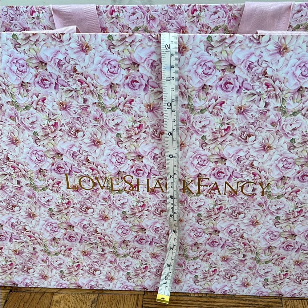 LoveShackFancy Pink Floral Gift Bag - Picture 6 of 7